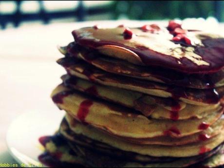 Pancakes aux pralines roses Pancakes aux pralines roses