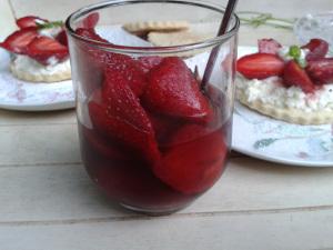 fraises balsamique