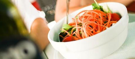 Début de mon végétarisme salade