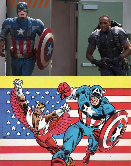 Marvel Top, Marvel Flop #3 : Captain America : The Winter Soldier Captain America & le Faucon : Film vs Comic book
