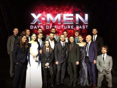 X-Men: Days of Future Past L'équipe du film lors de la Première à New York. Ils sont beaux, hein?