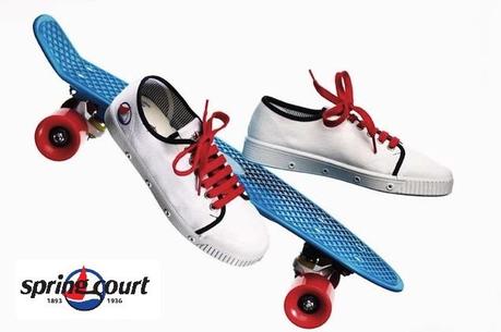 La mythique basket Spring Court re-stylisée par Petit Bateau! La mythique basket Spring Court re-stylisée par Petit Bateau!