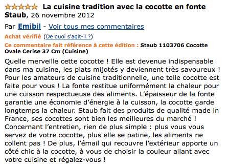 Vente flash : cocotte Staub Ovale Cerise 37 cm Vente flash : cocotte Staub Ovale Cerise 37 cm