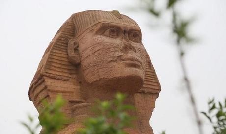Un Sphinx de Gizeh en Chine Sphinx-Chine