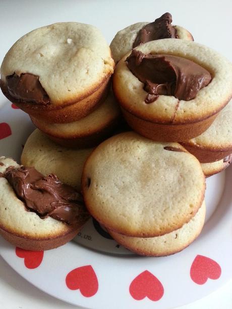 Muffins express coeur nutela Muffins express coeur nutela