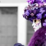 costume floral violet