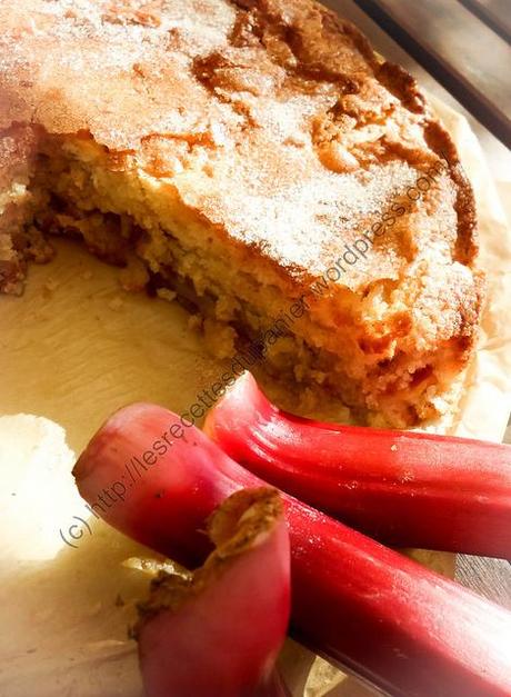 Gâteau à la rhubarbe / Rhubarb Cake