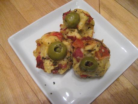 Minis muffins style pizza