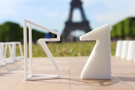 ZWEIG le jeu d'échec monochrome imprimé en 3D par BYAM ZWEIG le jeu d'échec monochrome imprimé en 3D par BYAM