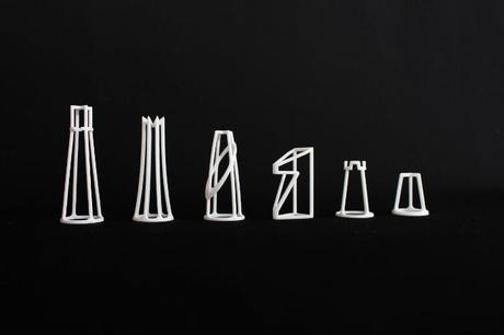 ZWEIG le jeu d'échec monochrome imprimé en 3D par BYAM ZWEIG le jeu d'échec monochrome imprimé en 3D par BYAM