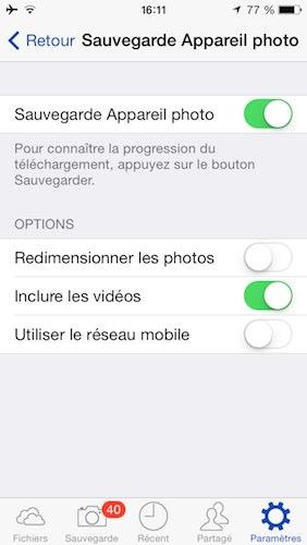 onedrive photo backup 4 applications iPhone et Android qui sauvegarderont automatiquement vos photos
