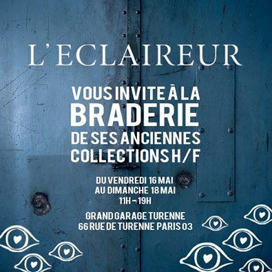 Que faire à Paris ce week-end ? braderie de l eclaireur