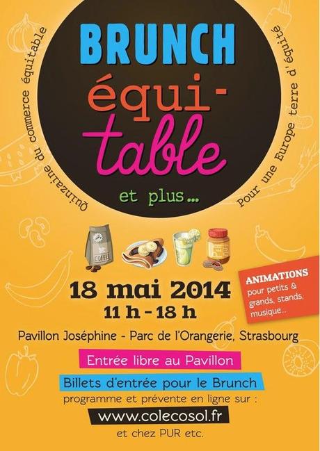 Sur l'agenda du 18 mai : Le Brunch équitable et plus ... au Pavillon Joséphine !
