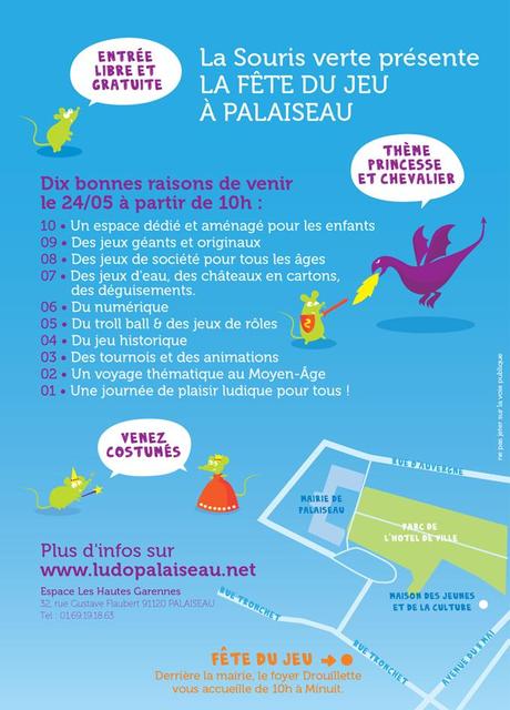 Fête du Jeu 2014 à Palaiseau FLYER VERSOp Fête du Jeu 2014 à Palaiseau