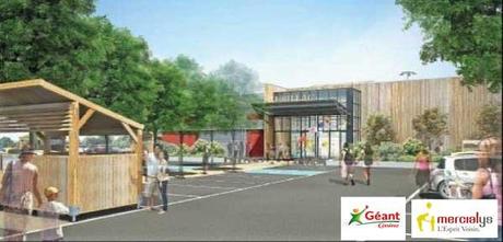 Aurillac : présentation du projet d’extenstion du centre commercial Pré de Julien – Géant Casino apercu_projet_geant-casino_aurillac-01
