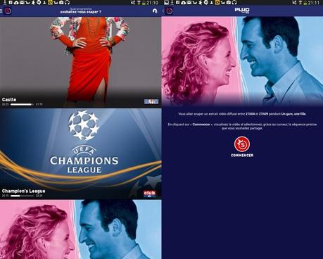 Partagez vos moments télés avec Snap TV Screenshot