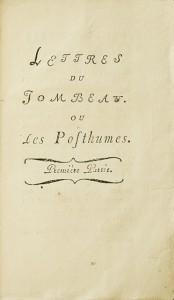 Livres-anciens-Pagnol-Marius-Restif Restif Posthumes titreB 174x300 Édition originale de la plus grande rareté d’un roman sulfureux de Restif, saisi par la police dès sa parution.
