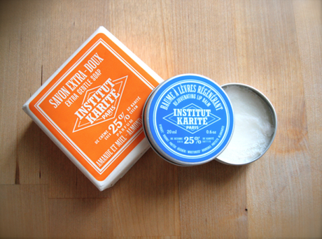 Baume à lèvres régénérant et savon extra-doux Institut Karité Institut Karité