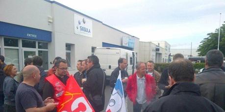 Grève éclair chez Segula à Aytré, en Charente-Maritime