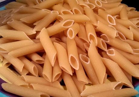 Penne aux aubergines et à la mozzarella Penne aux aubergines et à la mozzarella