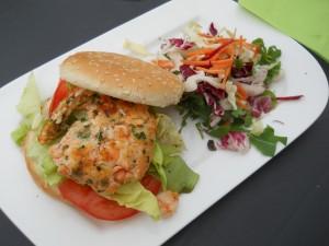 Burger de saumon