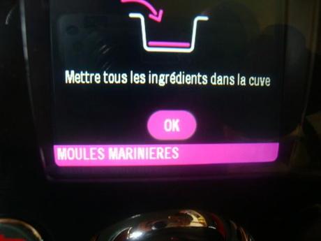 Moules  mariniéres   cookeo usb