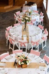 La folie du chevron! -wedding-chairs