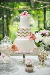 La folie du chevron! wedding-cake-ideas