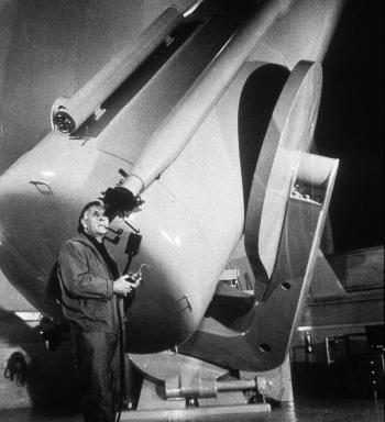 Edwin Hubble au mont wilson