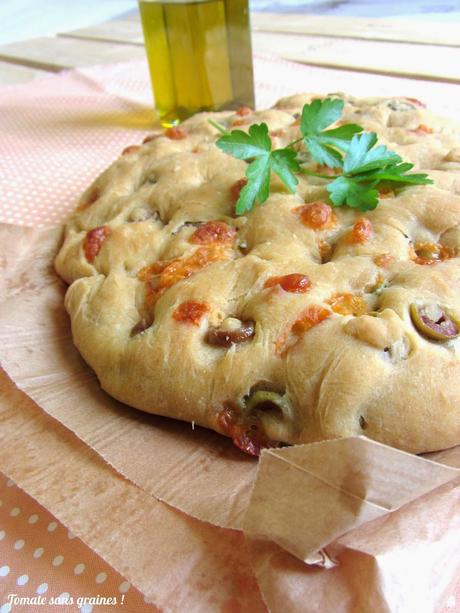 La focaccia Oliv et Tom ! ^^ La focaccia Oliv et Tom ! ^^