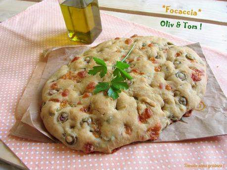 La focaccia Oliv et Tom ! ^^ La focaccia Oliv et Tom ! ^^