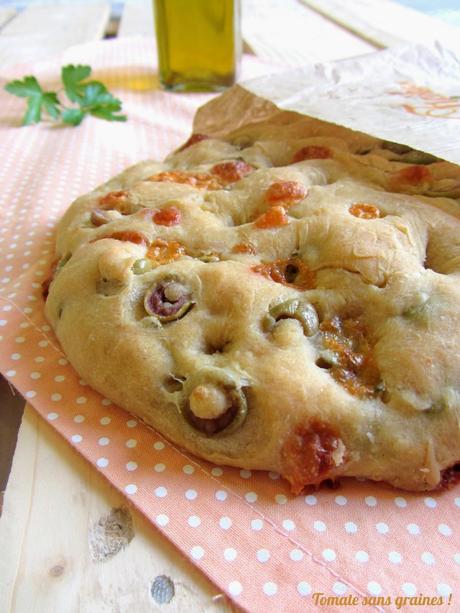La focaccia Oliv et Tom ! ^^ La focaccia Oliv et Tom ! ^^