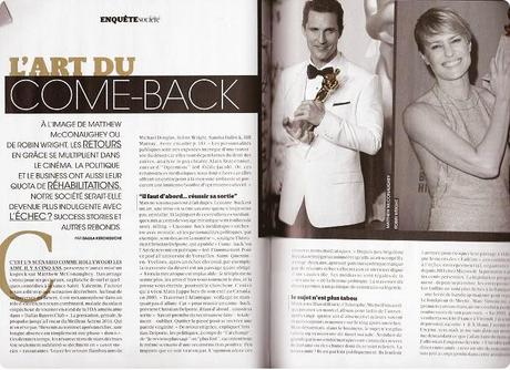 Come backs & Madame Figaro Come backs & Madame Figaro