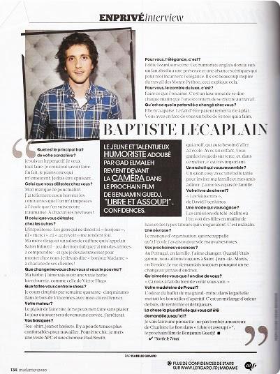 Come backs & Madame Figaro Come backs & Madame Figaro