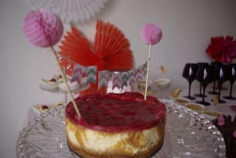 ▼▼▼CELEBRATION 3 ANS▼▼▼ sweet-table-girly-3ans-cheesecake