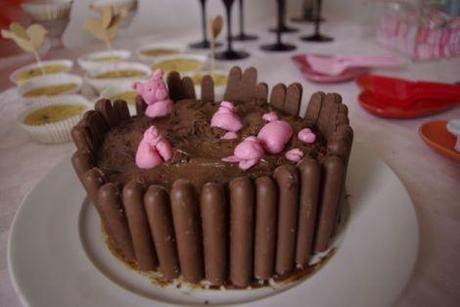 ▼▼▼CELEBRATION 3 ANS▼▼▼ sweet-table-girly-3ans-les cochons dans la boue