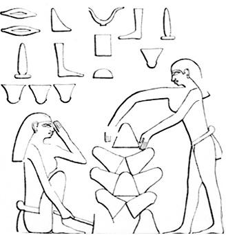 Les anciens Égyptiens mangeaient-ils comme nous ? Si vous êtes végétarien, probablement... ! En Égypte antique ! Préchauffage des moules à pain avant cuisson
