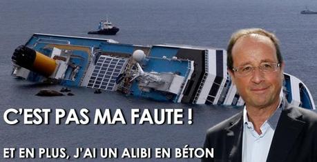 Allocution de François Hollande : le pédalo a encore rétréci hollande alibi