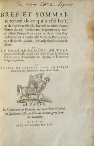 Entree_Charles_IX_titreB Entree Charles IX titreB 194x300 Nos dernières acquisitions