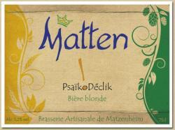 Samedi 21 juin: Visite de la micro-brasserie Matten (de 14h à 16h) Samedi 21 juin: Visite de la micro-brasserie Matten (de 14h à 16h)