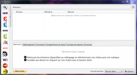 Regarder la TNT sur son PC captvty tnt pc