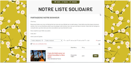 Une liste de mariage à votre image {Zankyou} Une liste de mariage à votre image {Zankyou}