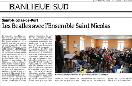 Les Beatles à l'honneur à Saint-Nicolas de Port (France - 54)