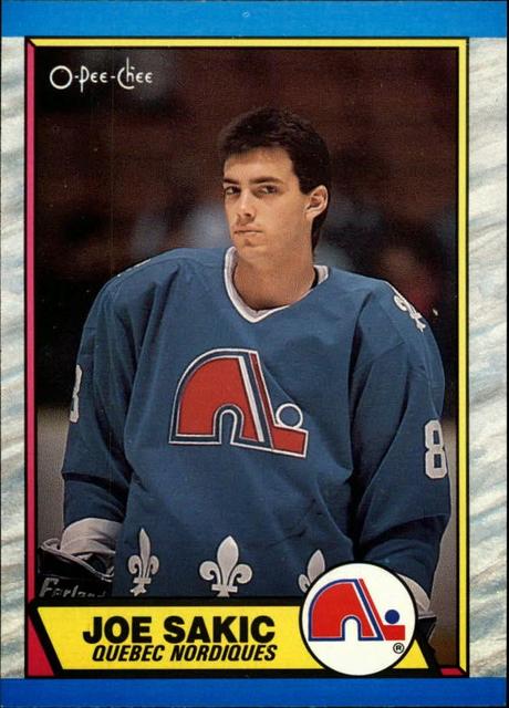 Hockey card of the day : Joe Sakic  (Rookie Card) 1989-1990 OPC #card #hockey #trade
