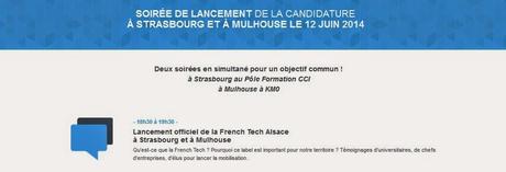 Le 12 juin prochain , assistez en direct au lancement de la candidature « French Tech  Alsace» !