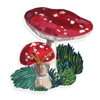 Une Tendance, Un Transit ! La déco retourne en enfance avec Jupiter en Cancer domestic_clock champignons_nathalie lete