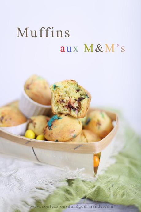Muffins aux m&ms site