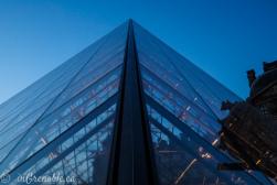 Louvre-pyramid-night-3 The Louvre Pyramid at dusk