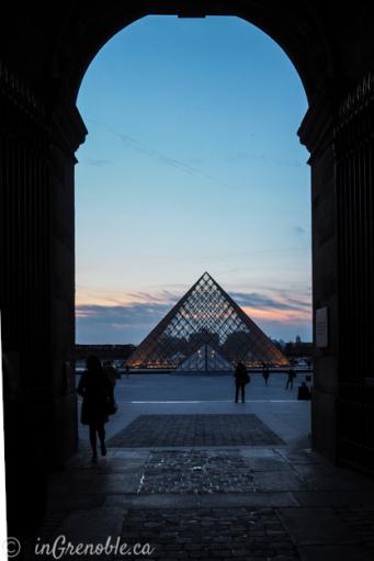 Louvre-6 La pyramide du Louvre