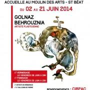 Exposition Golnaz Behrouznia au Moulin des Arts | St Béat